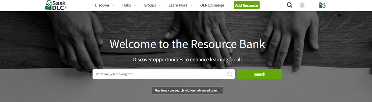Guided Resource Bank Exploration | Resource Bank