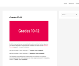 Grades 10-12 – STF Professional Learning Grades 10-12 – STF Professional Learning