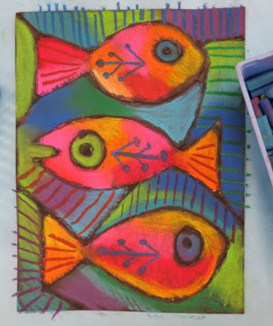 The Genie in the Bottle: Fish Art Activities