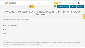 Accounting 10 Lessons by Chapter: Accounting System for a Service ...