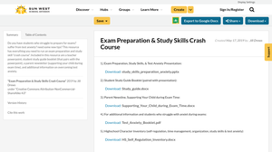 Exam Preparation Study Skills Crash Course Resource Bank Exam Preparation Study Skills Crash Course Resource Bank