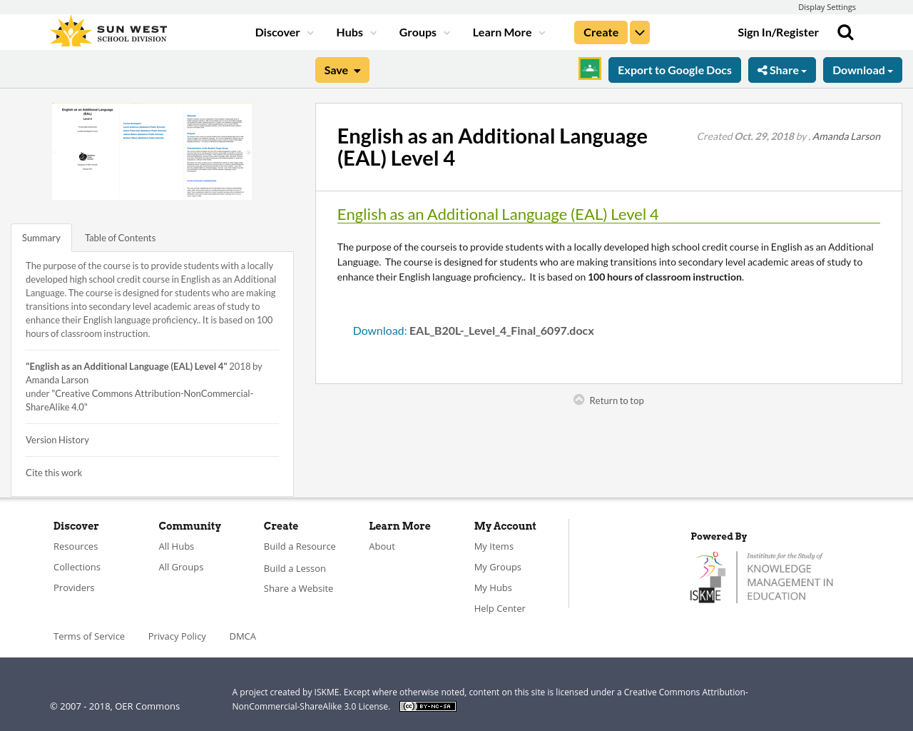 English as an Additional Language (EAL) Level 4 | Resource Bank