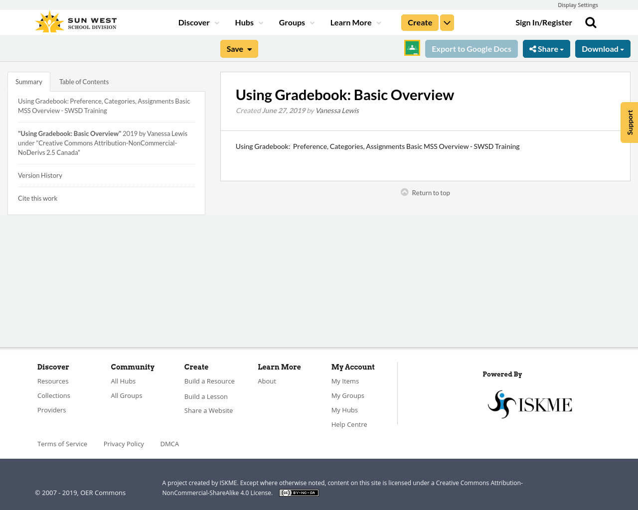 Using Gradebook: Basic Overview - SWSD Training | Resource Bank