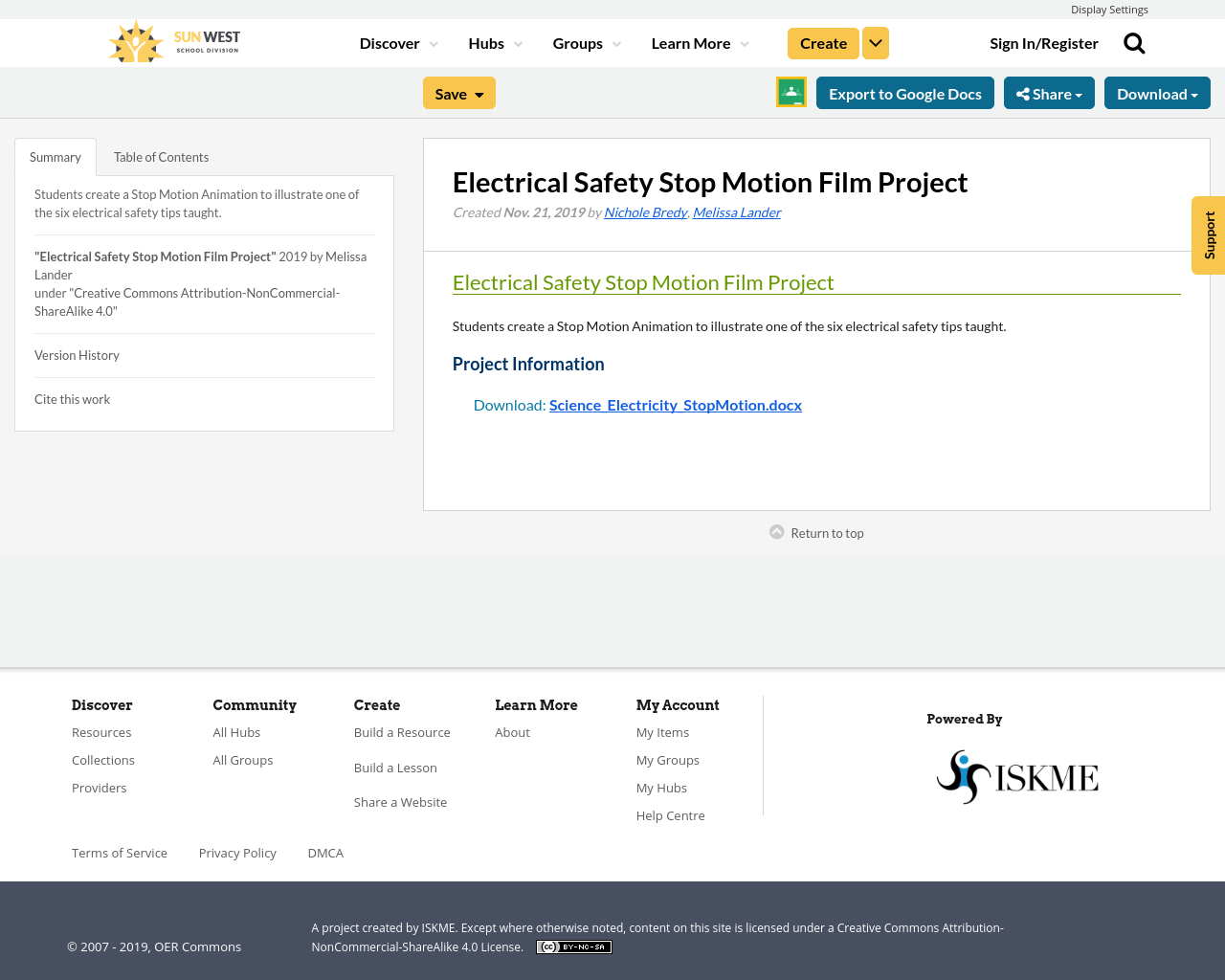 Electrical Safety Stop Motion Film Project | Resource Bank